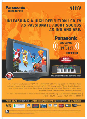 Panasonic Viera Sounds for India Campaign