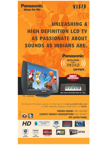 Panasonic Viera Sounds for India Campaign