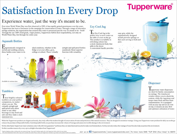 Tupperware Advetorial