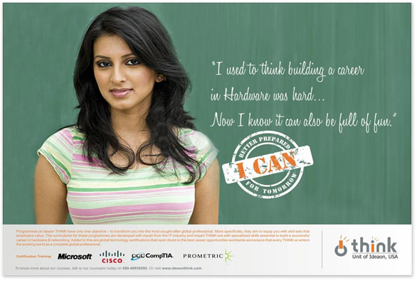 Press campaign for 'I CAN'