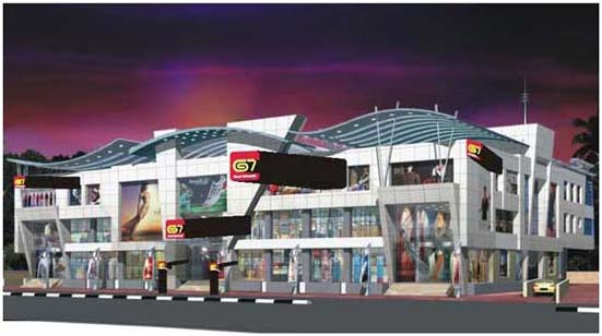 Mall facade design