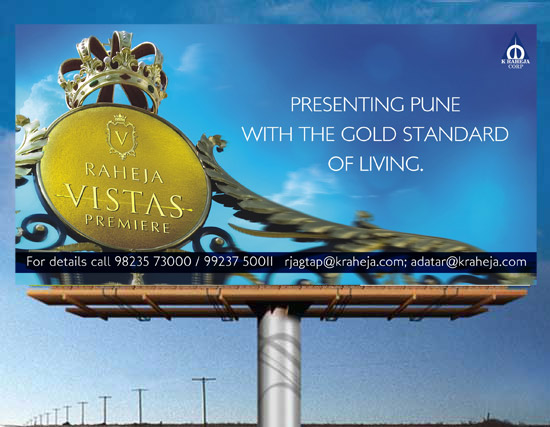 Raheja Vista Premiere Hoarding