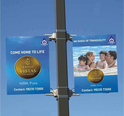 Raheja vistas Premiere pole branding