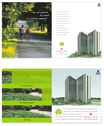 Raheja maple leaf ad