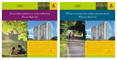 Raheja maple leaf ad