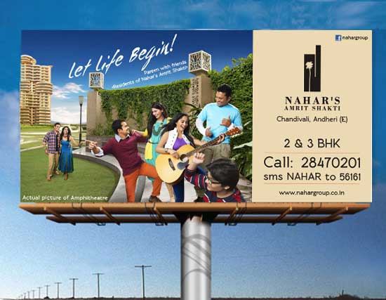 Nahar Group Amphitheatre Hoarding