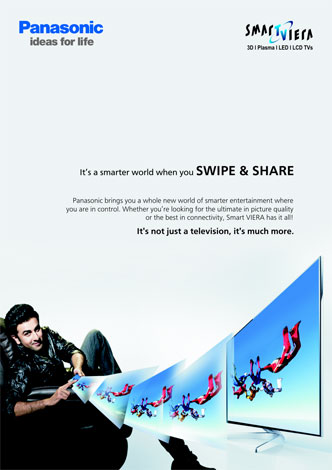 Panasonic Viera Swipe and Share Campaign